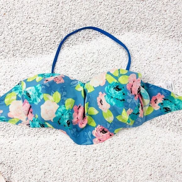 Hula Honey bandeau bikini top S - Picture 1 of 6